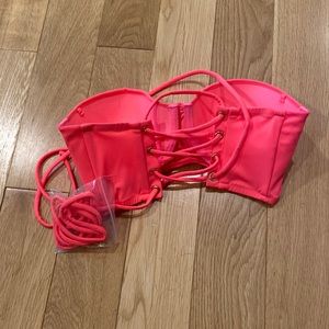 Hot pink Victoria’s Secret swim top